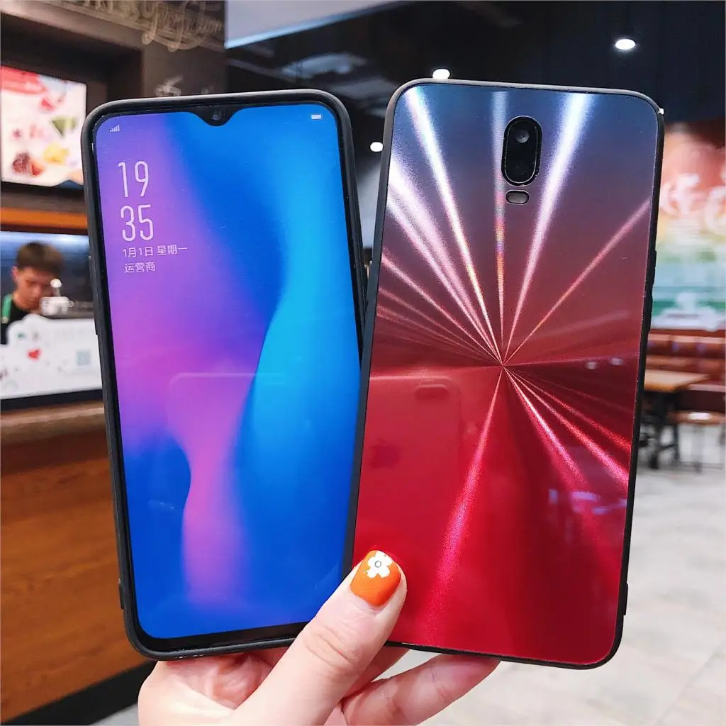 Для OPPO R17/R17Pro/F11/F11 Pro/F9 чехол Модный градиентный Блестящий лазерный CD ударопрочный