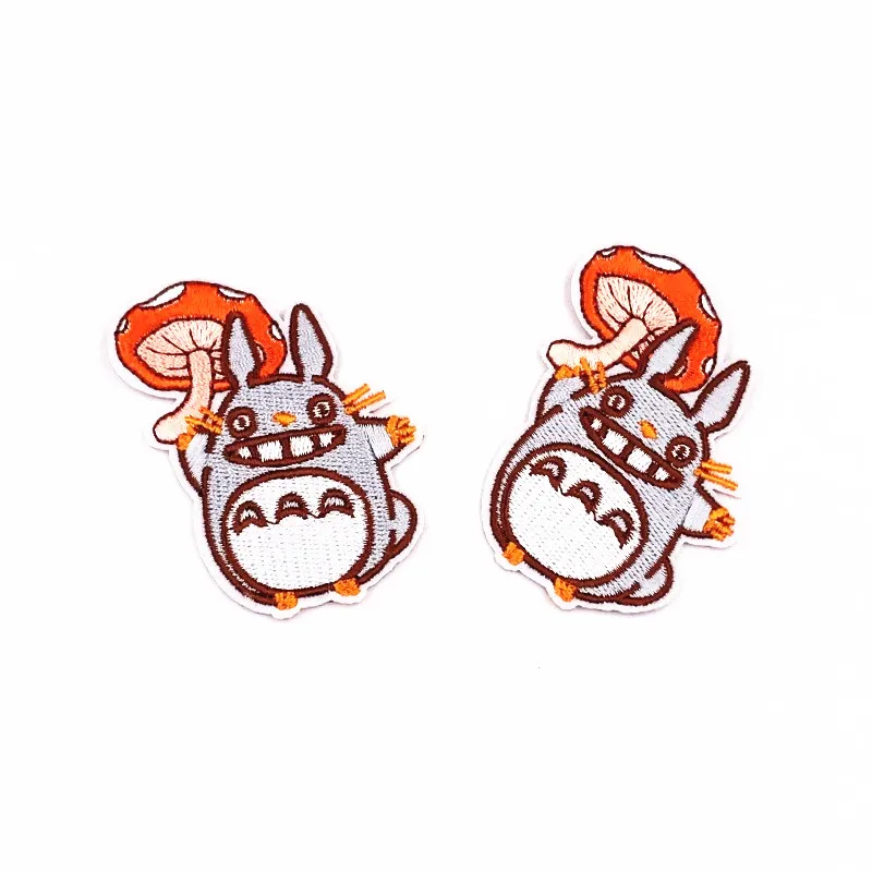 5 шт. Тоторо кошка Патчи мультфильм наклейки для одежды сумки значки Parches Bordados