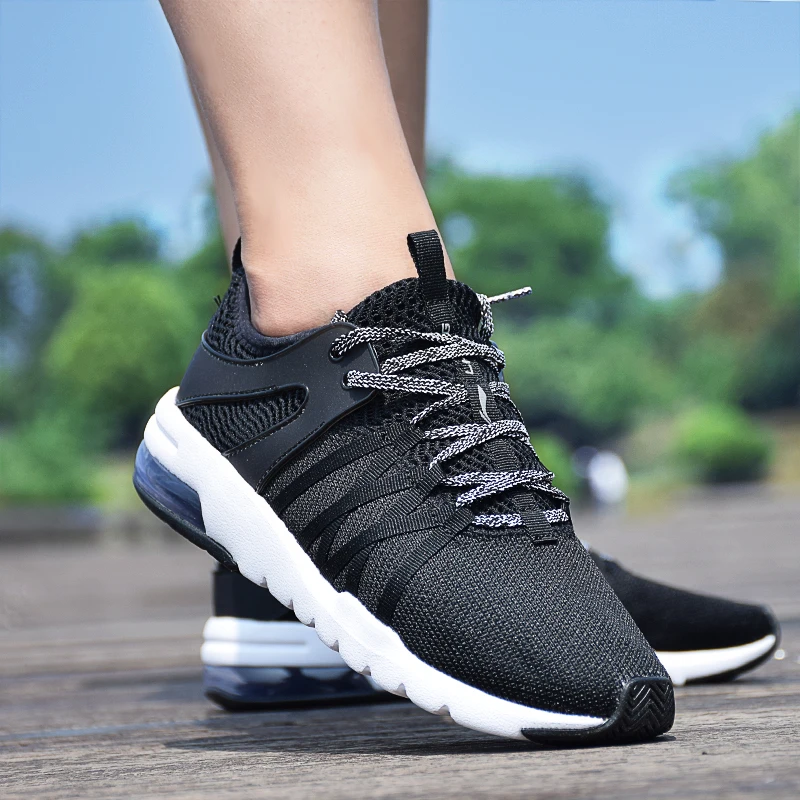 Женские Прогулочные кроссовки Li Ning удобные дышащие на воздушной подушке с