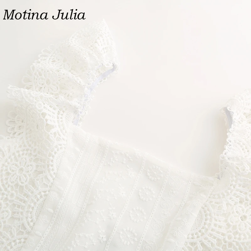 Женская кружевная блузка с открытыми плечами motin julissa вечерние укороченные топы