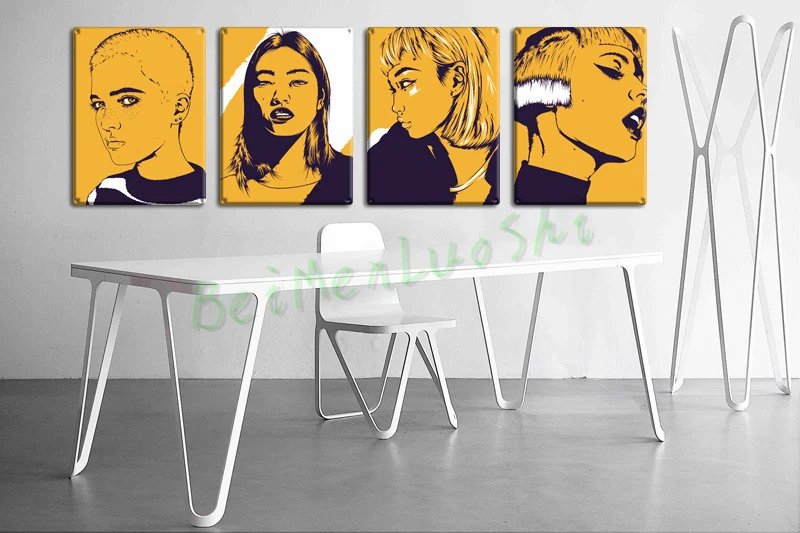 Палочка decoratie metaal Мода неделя бар украшения стены Винтаж металлические знаки