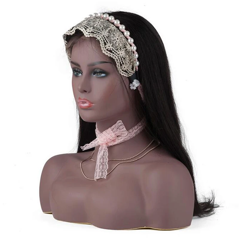 New High-end luxury Woman Mannequin Manikin Head Show Stand Model Cosmetology women's head model