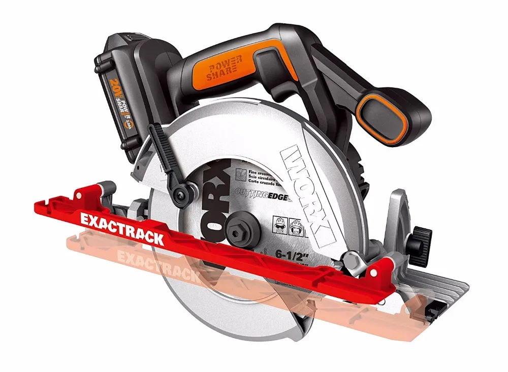 Worx WX530 Exactrack 20 V 6 1/2 &quotциркулярная пила v poweshare батарея|Электрические пилы| |