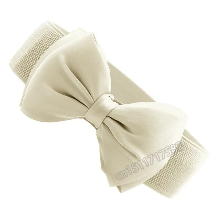 Sweet Women Bowknot Bow Wide Stretch Buckle Waist Belt elastic waistband SV001892 | Аксессуары для одежды