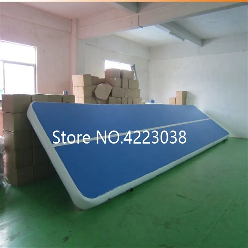 Дешево 10*2*0,2 м надувной коврик гимнастика воздуха трек тхэквондо кроссовки на воздушной подушке тренировок по боевым искусствам Прыгать Надувной ...