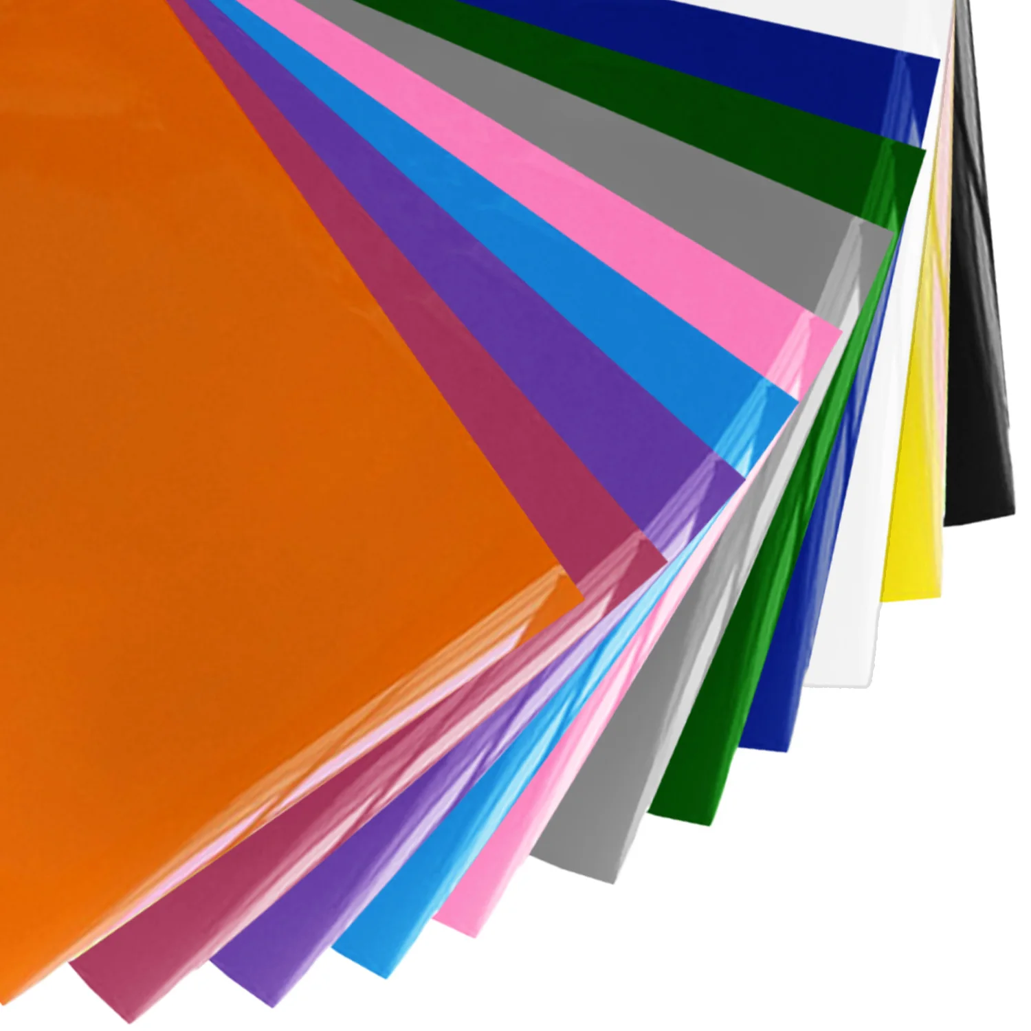 12 листов Ассорти Цвета ПВХ теплообмена винил Бумага для футболки обувь фартуки