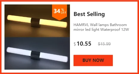 HAMRVL Мини 3 W/6 W Led акриловая настенная лампа AC85-265V 14/22/29/40 см Длинные теплые белые постельные принадлежности комнаты, гостиной, Крытый настенный светильник для дома