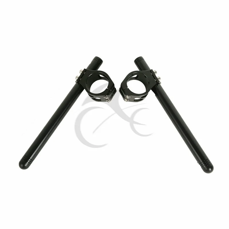 Мотоцикл 48 мм ручка бар клип на черный для Suzuki GSXR 1000 K9 09 10 Honda CBR600RR F5 2005 2010 2006