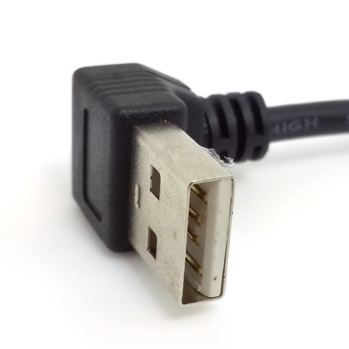 Zihan вниз Угловой 90 градусов USB 2 0 папа к женскому Удлинительный кабель 20 см|Кабели
