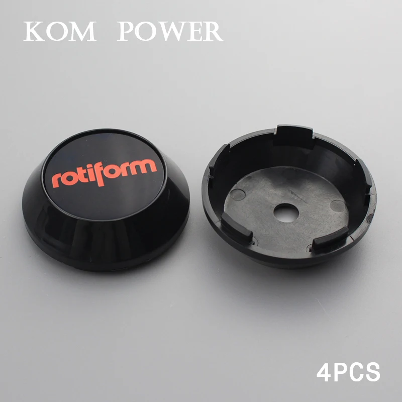KOM набор из 4 65 мм центральный колпачок для обода voiture trim hubcap rotiform письмо логотип эмблема колпачки для колес для vossen CVT VFS2 автомобиля