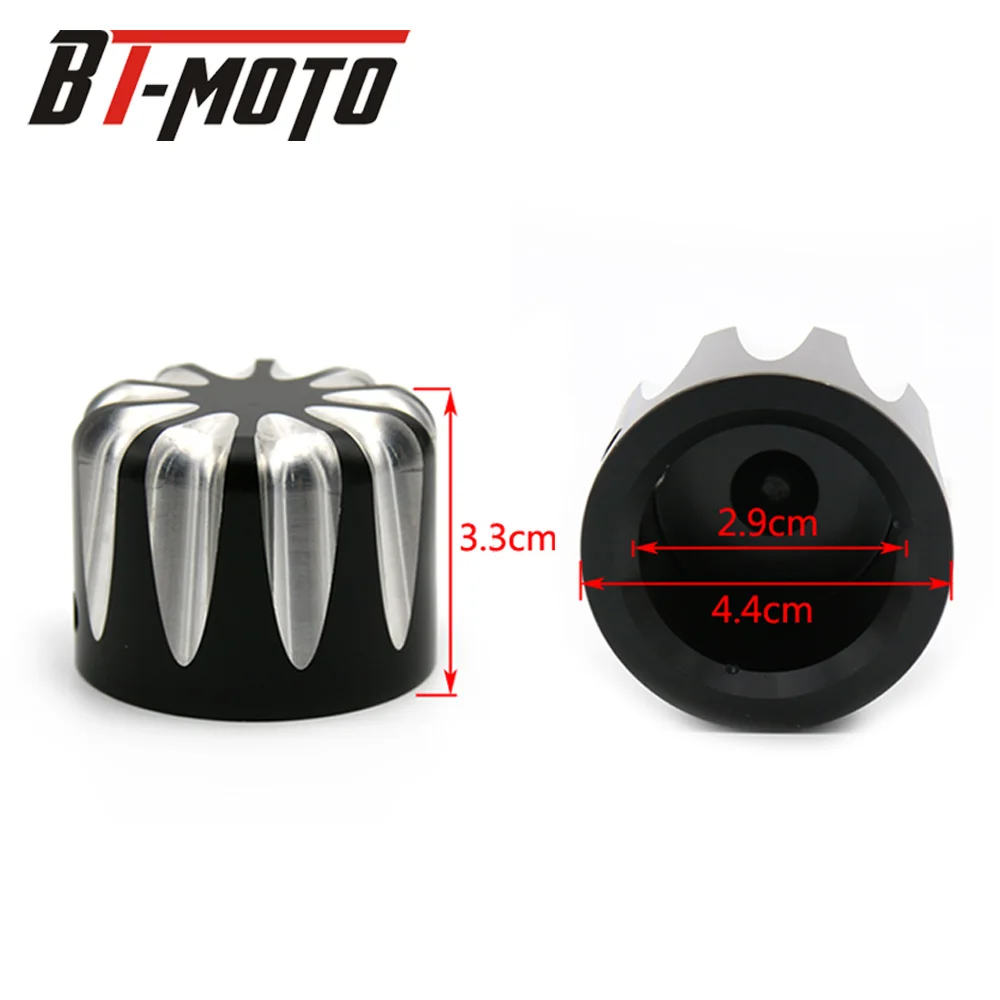 

Motorcycle Front Axle Cover Cap Nut MotorBike Decoration Accessories Of Motorbike 1 PairUniversal For Harley XL883N 1200L 48 72