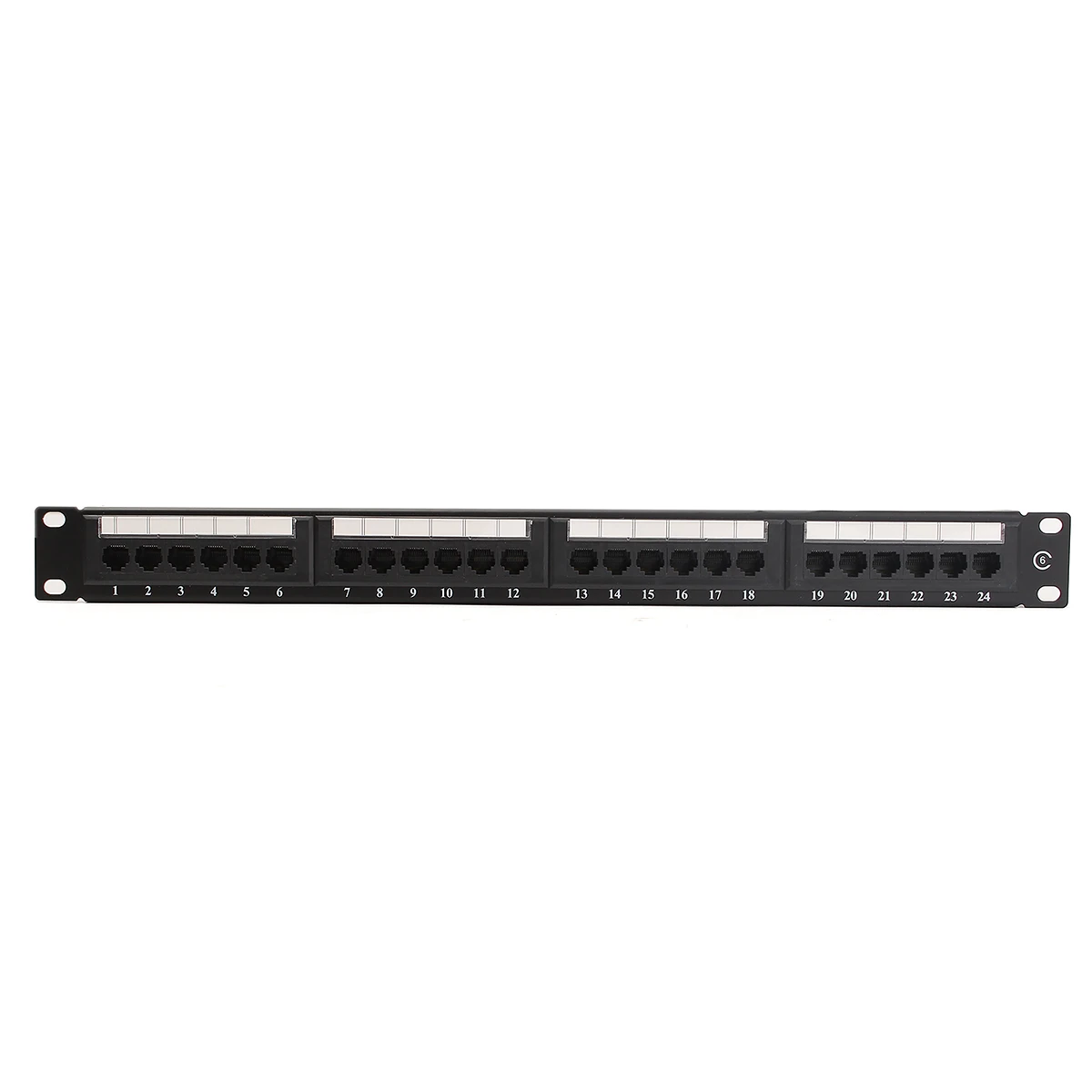 RJ45 CAT 6 Ethernet сетевой LAN адаптер Соединительный кабельный кронштейн 24 порта/Wst CAT5E патч-панель 1U для 19 дюймов крепление в стойку