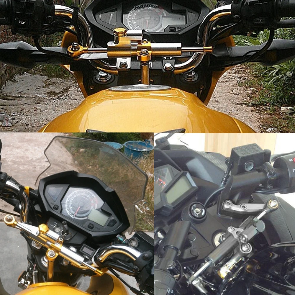 

For YAMAHA CNC Aluminum Motorcycle Adjustable Steering Damper Stabilizer For YAMAHA MT07 MT 07 MT-07 2014 2015 2016 2017 2018