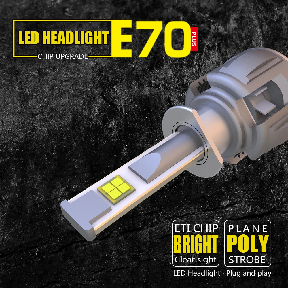 Светодиодные лампы для передних фар 6000 лм 12 В 120 К|Передние LED-фары авто| |