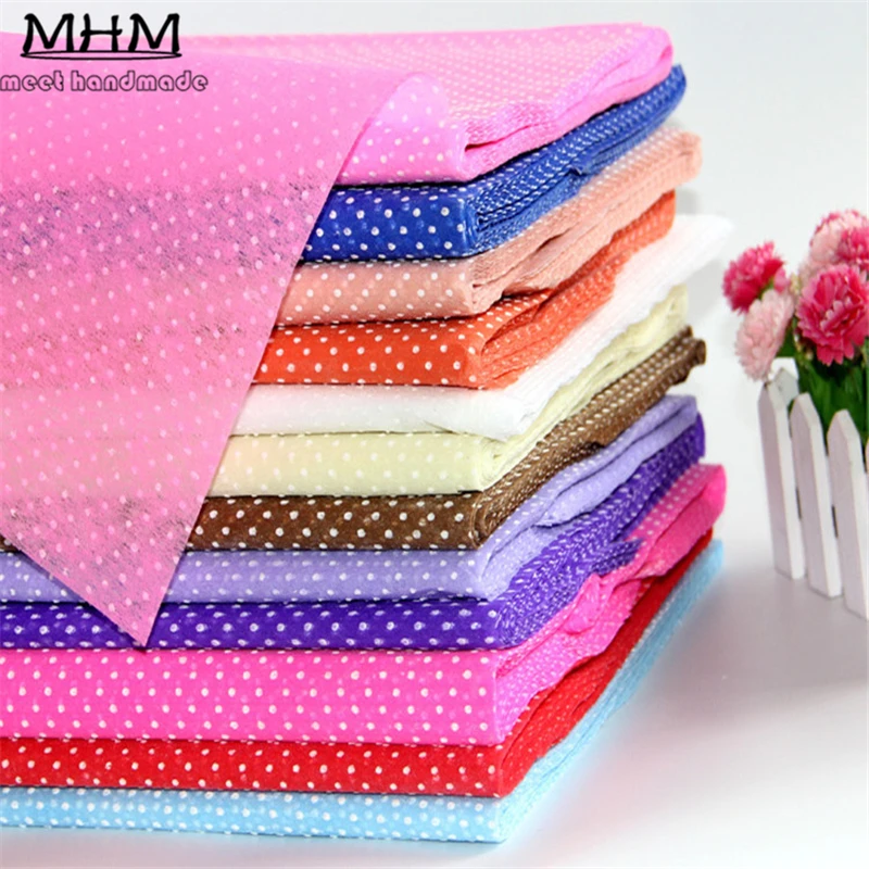 Цветная хлопковая бумажная подарочная упаковка в горошек тканевая бумага