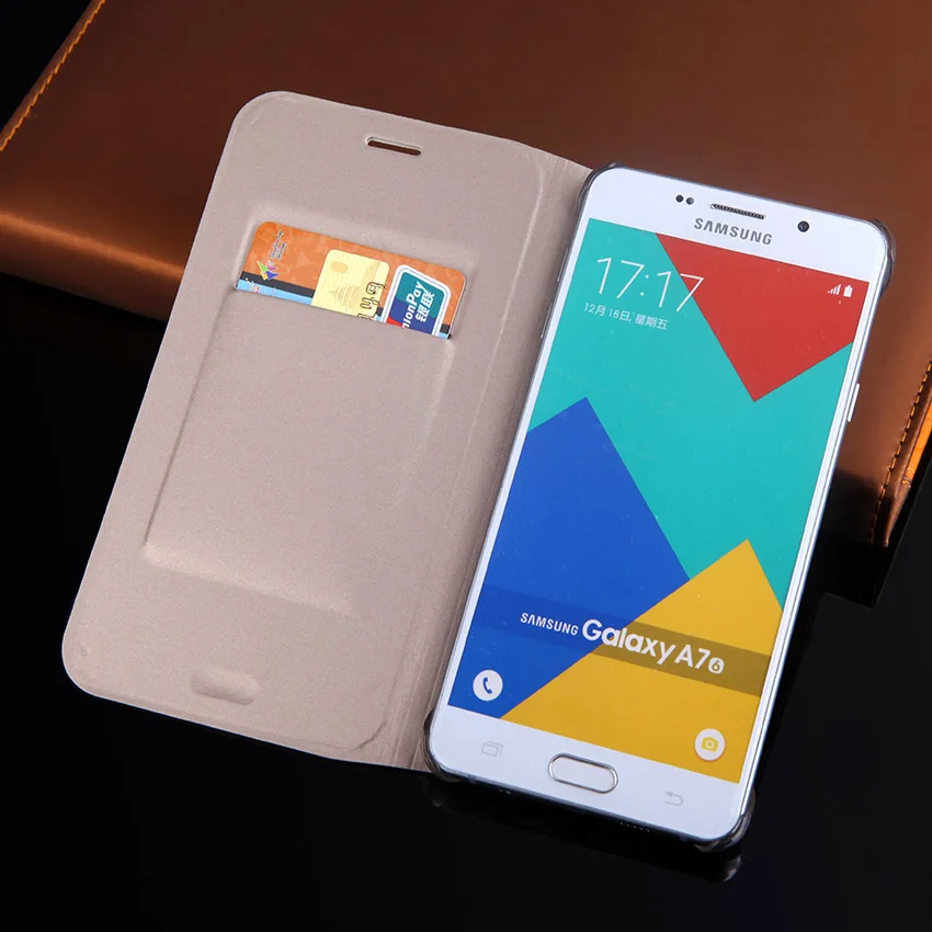 Чехол раскладушка кожаный чехол для телефона samsung Galaxy A7 2016 J5 J500 J500F SM A710 A710F J510 J510F