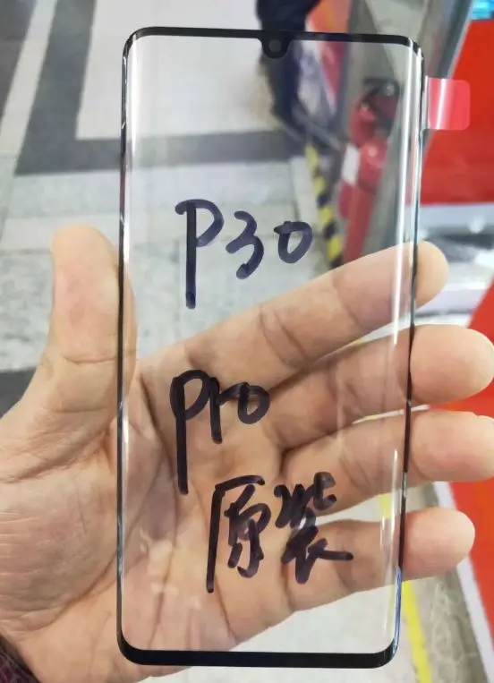 1 шт для huawei P30pro P30 pro mate 20pro RS magic оригинальная Сенсорный экран внешняя Передняя Экран Стекло крышка объектива запасные части