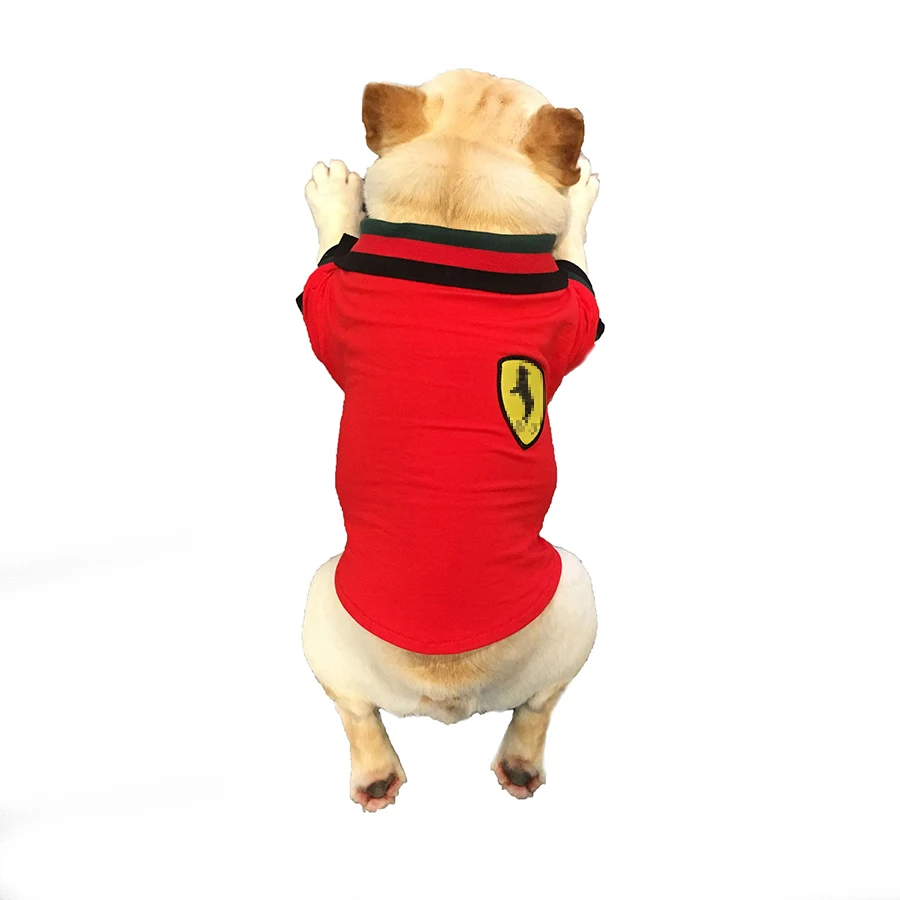 Роскошные Рубашки для собак летняя забавная одежда жилет кошек хлопковая