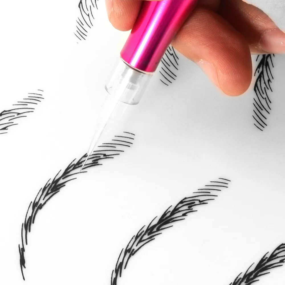 5 шт. Перманентный макияж ATOMUS для практики татуажа бровей кожи поддельная бровь