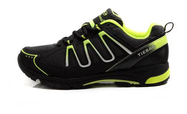 black green Велосипедная обувь Tiebao MTB для отдыха, гоночная велосипедная обувь, дышащая, самоблокирующаяся, нескользящая, Спортивная, велосипедная Обувь Zapatillas Ciclismo - Цвет: black green