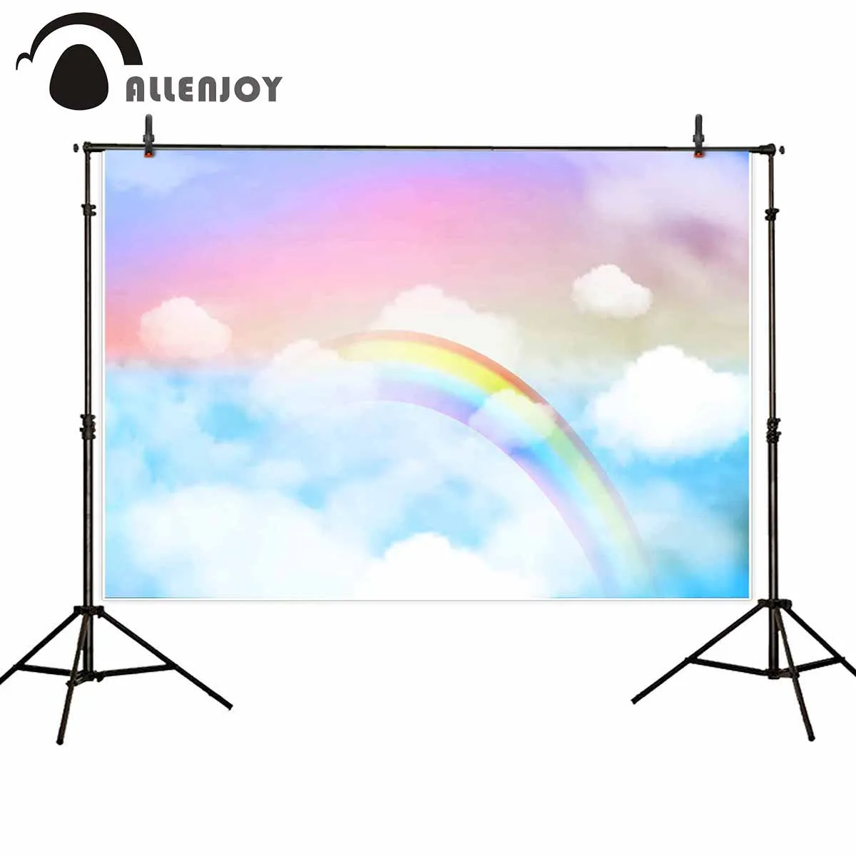 Allenjoy детский фон для фотосъемки фантастическое волшебное Радужное небо пушистые