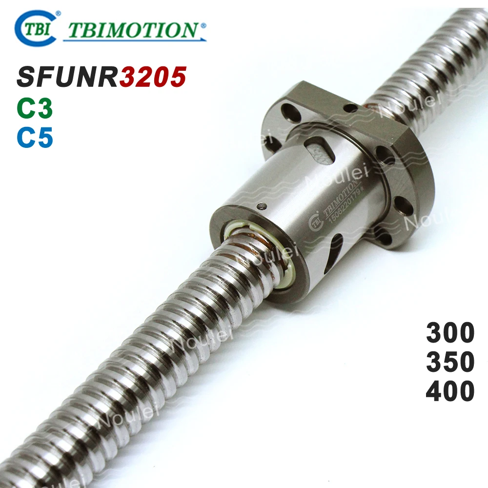 TBI 3205 шариковый винт C3 C5 измельчение с SFU3205 гайка анти люфт Высокая Точная шарико