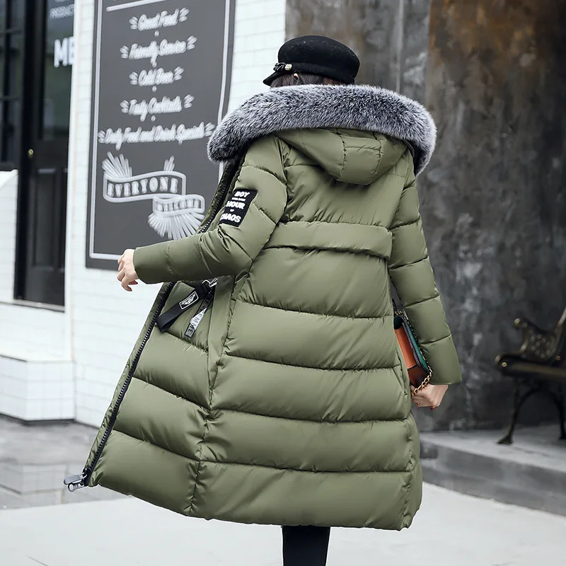 Зимняя женская хлопковая длинная куртка с капюшоном|jacket down jacket|jacket jacketlong |
