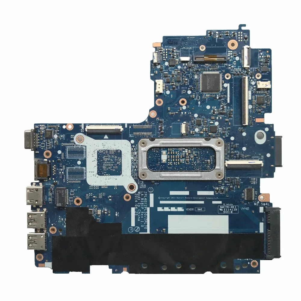 Материнская плата для ноутбука HP 450 G2 782951 601 501 001 LA B181P с процессором SR1EK i3 4005u MB 100%