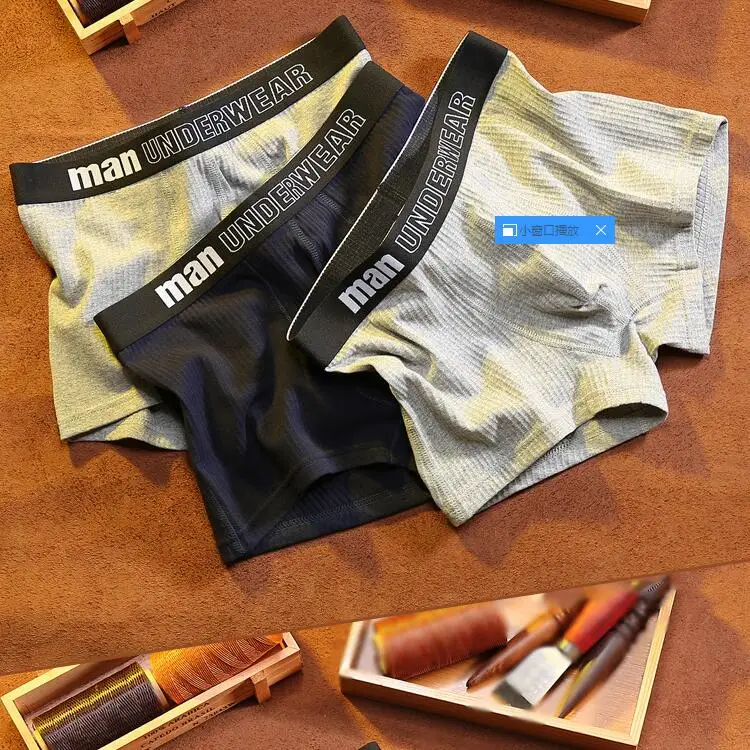 4 pcs/lot Mens Panties Spandex Cotton Man Big Short Breathable Solid Flexible Shorts Boxers Underpants Underwear boxer | Мужское нижнее