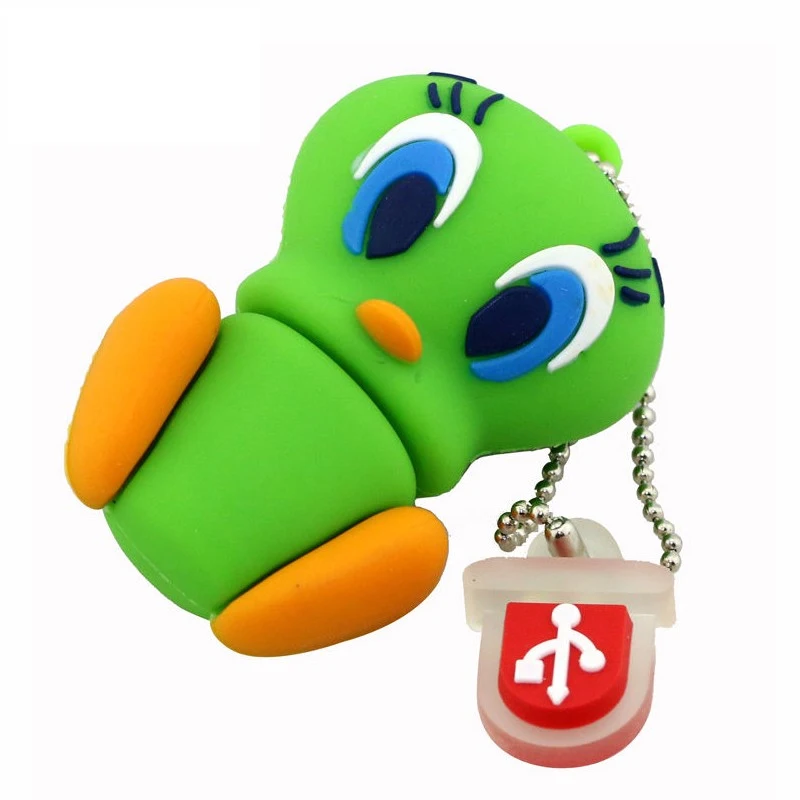 USB-флеш-накопитель с животными в виде утки багги кролика вороны Льва кота 64 ГБ 32 16 8