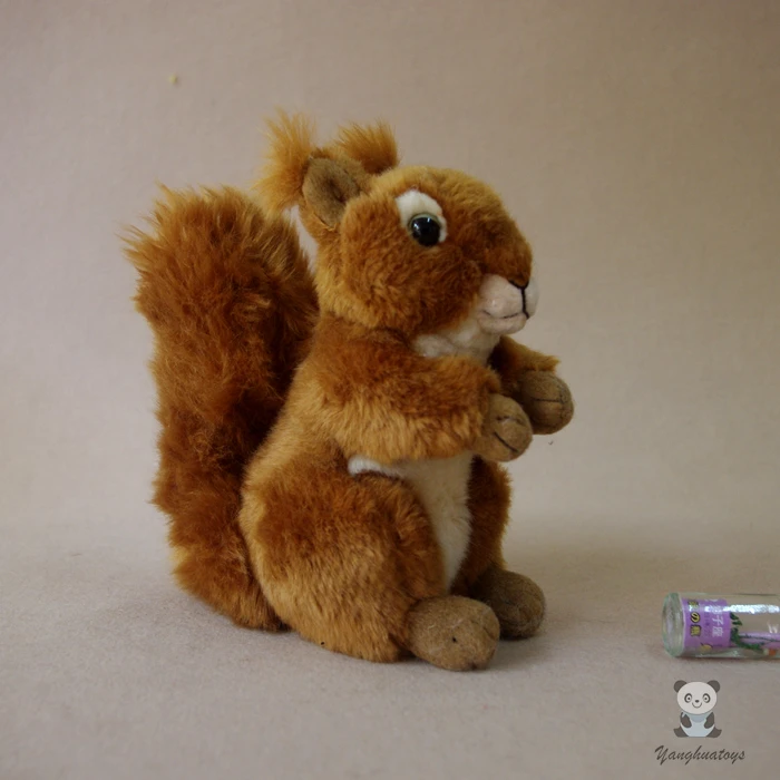 

Baby Toy Red Squirrel Doll Plush Wild Animals Children's Toys Gift Lovely