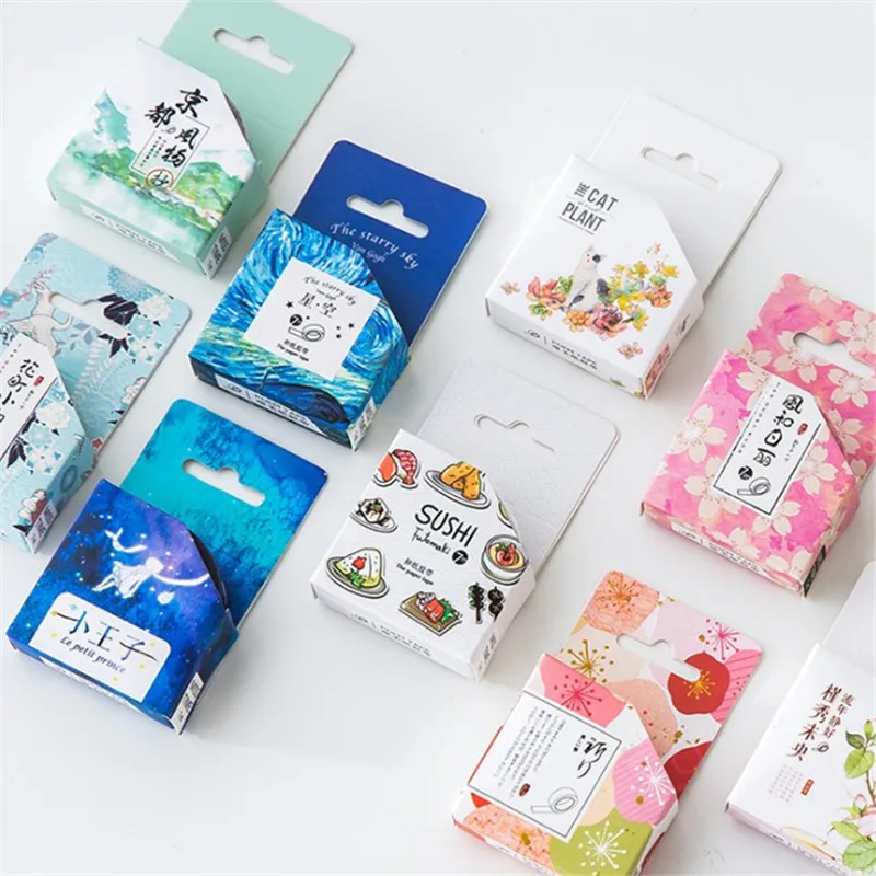 15 мм X 7 м милые Lotkawaii цветок еда Животные декоративные васи клейкие ленты DIY Скрапбукинг Маскировочная лента школьные офисные принадлежности