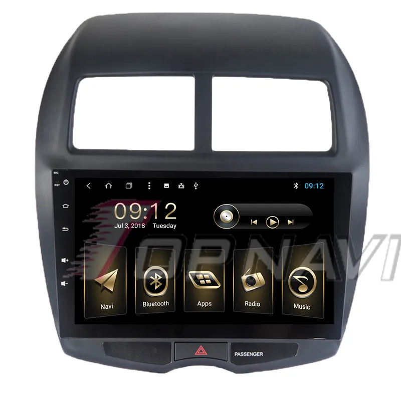Автомобильный GPS плеер 2 din 10 1 дюйма Android 8 Радио для Mitsubishi ASX 2013 стерео