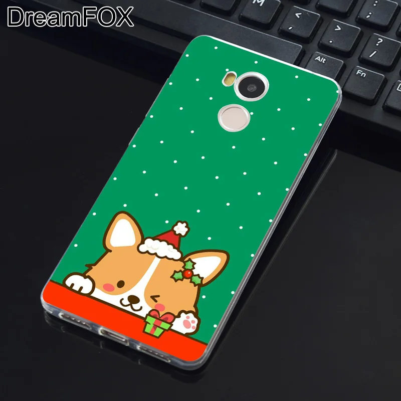 DREAMFOX M317 Cut Corgi Мягкий ТПУ силиконовый чехол для Xiaomi Redmi Note 3 4 5 Plus 3S 4A 4X 5A Pro Global |