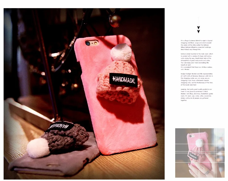 KISSCASE прекрасный Мех Чехол для iPhone 5 5S SE 3D шляпа Жесткий Чехол для iPhone 7 8 6 6S плюс 7 Новогодние товары случае теплые зимние Интимные аксессуары чехол на айфон 6 5s 5 se 7 8 чехлы на айфон 6 6s 7 5s 5 se 8