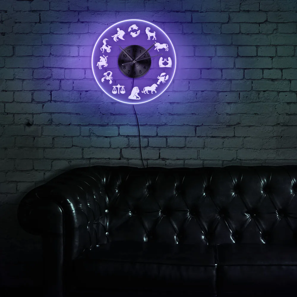 Светодиодный светильник со знаками Зодиака настенный Декор для дома настенные