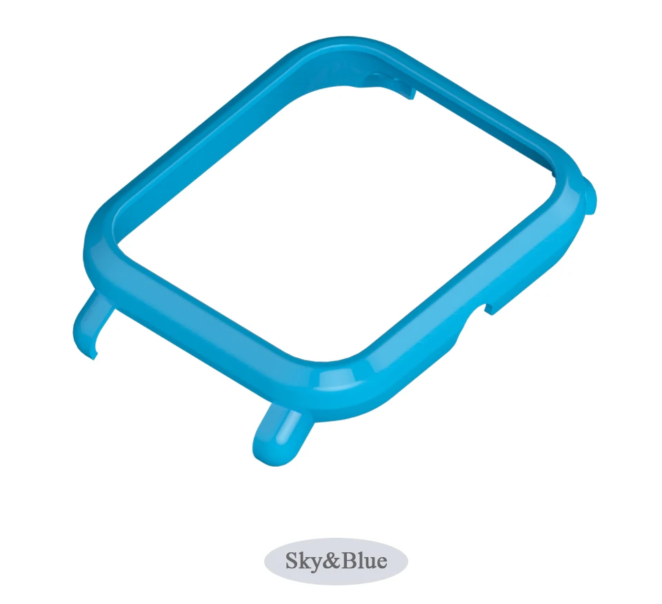 Sky Blue case Спортивный силиконовый ремешок Mijobs 20 мм для Xiaomi Huami Amazfit Bip BIT Lite, Молодежные Смарт-часы, браслет, браслет - Цвет: Sky Blue case