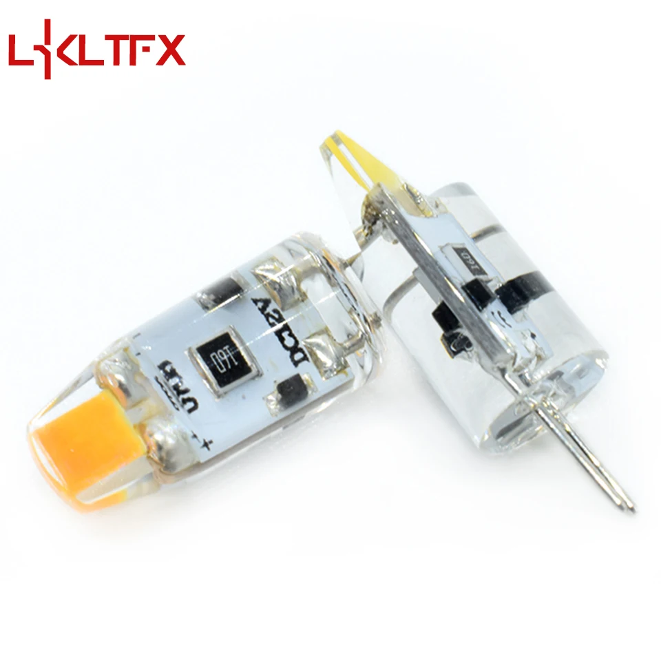 LKLTFX Светодиодная лампа для кукурузы G4 Epistar 1 Вт COB 0705 DC 12V CE ROHS CCC FCC Высокая мощность