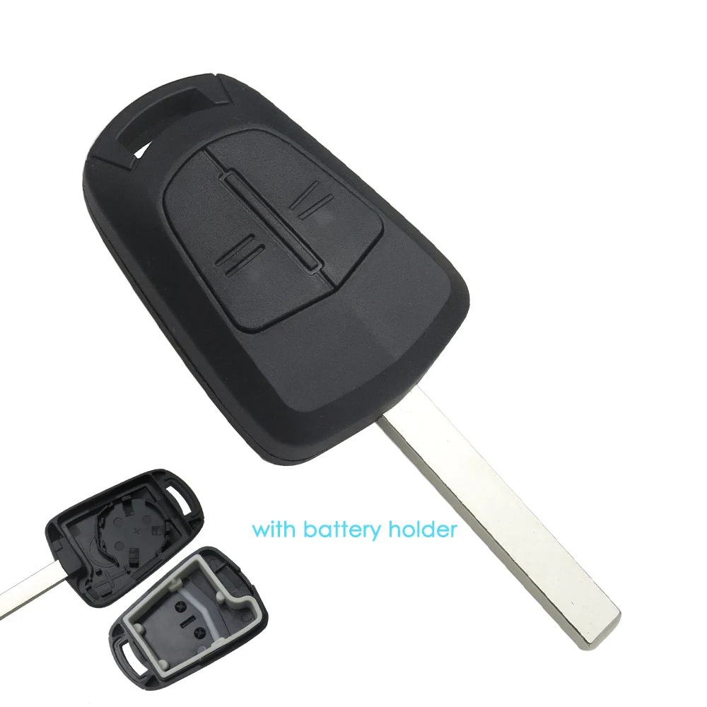 OkeyTech for Vauxhall Opel Key Shell 2 Button Replacement Car Cover Case Fob with Battery Holder Corsa Agila Meriva | Автомобили и