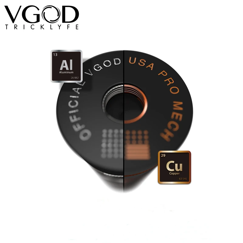 3 шт./лот оригинальный VGOD Pro мех Mod работает на один 18650 батарея хардкор паров