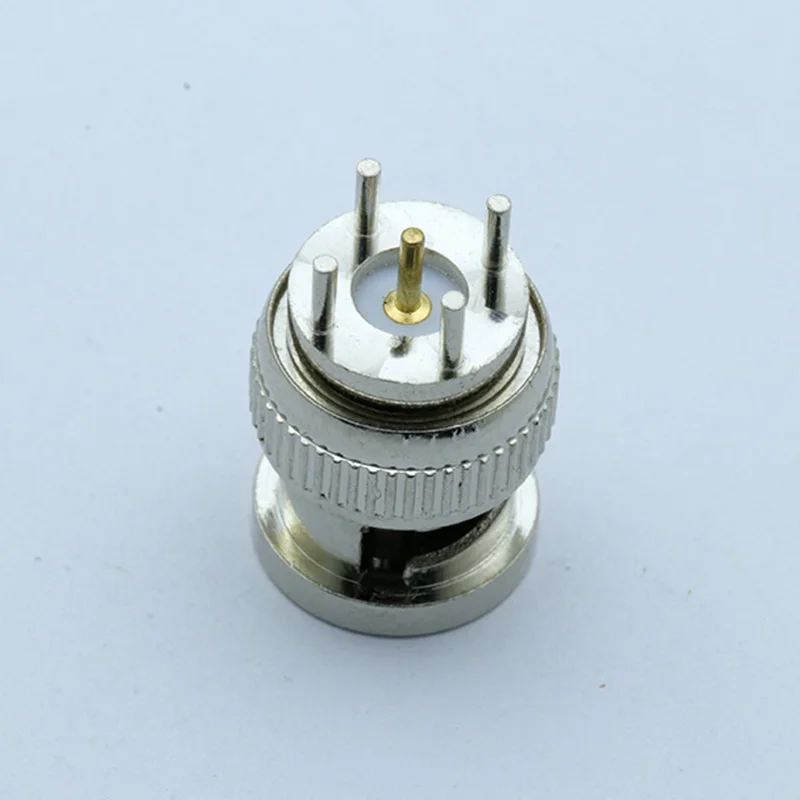 10 шт./лот BNC мужской ПК MONLUT pc коннектор печатной платы крепление 4 Pin Мужской центр