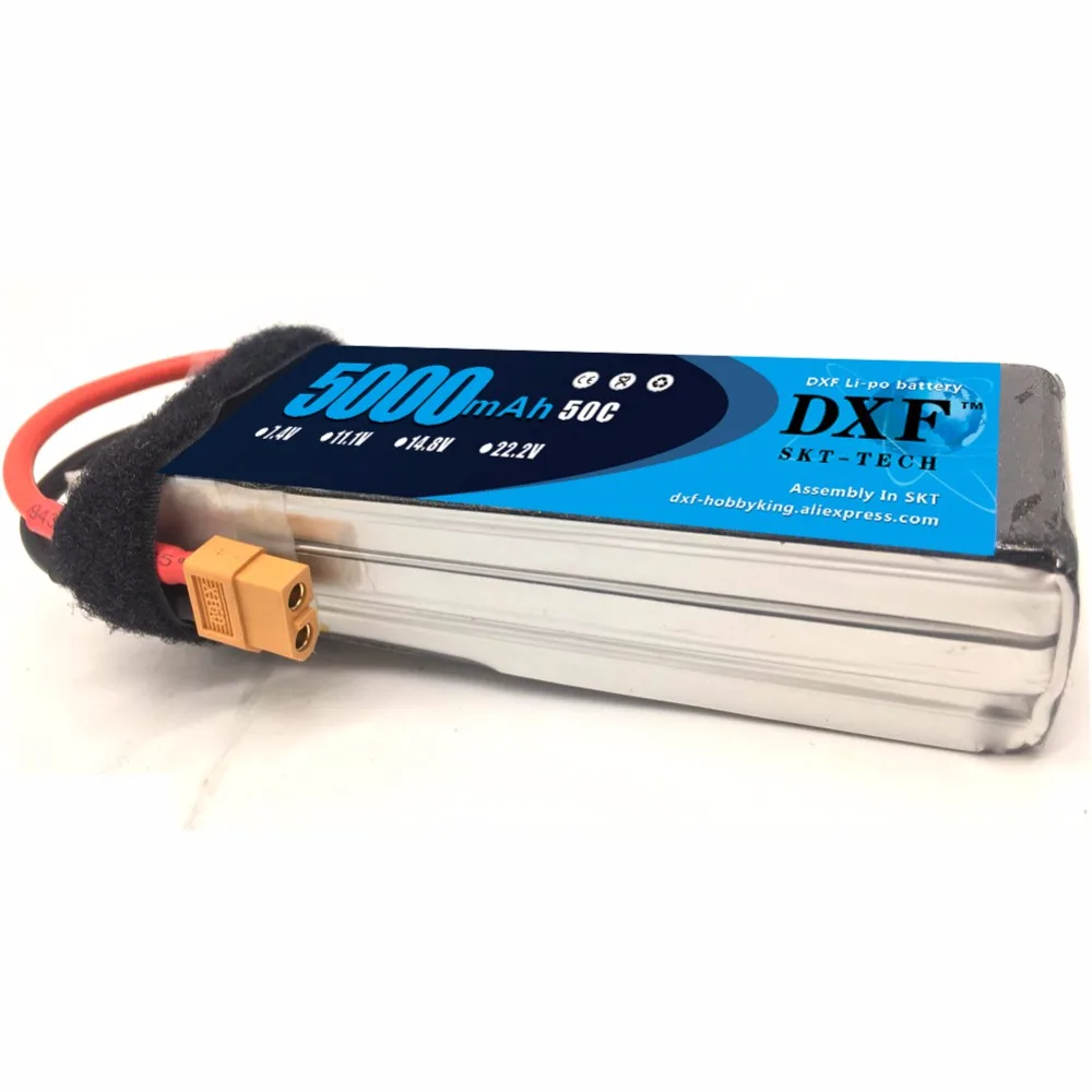 DXF Power 2 шт. 11 1 В 5000 мАч 50C max 100C 3S Lipo батарея для RC вертолетов самолет автомобиль Дрон