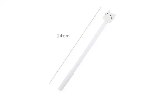 1pcs Cat Cute Pens 0.5mm Kawaii Pen Novelty Stationery Cute Pens Student Black Writing Gel Pen Kawaii Stationery School Supplies