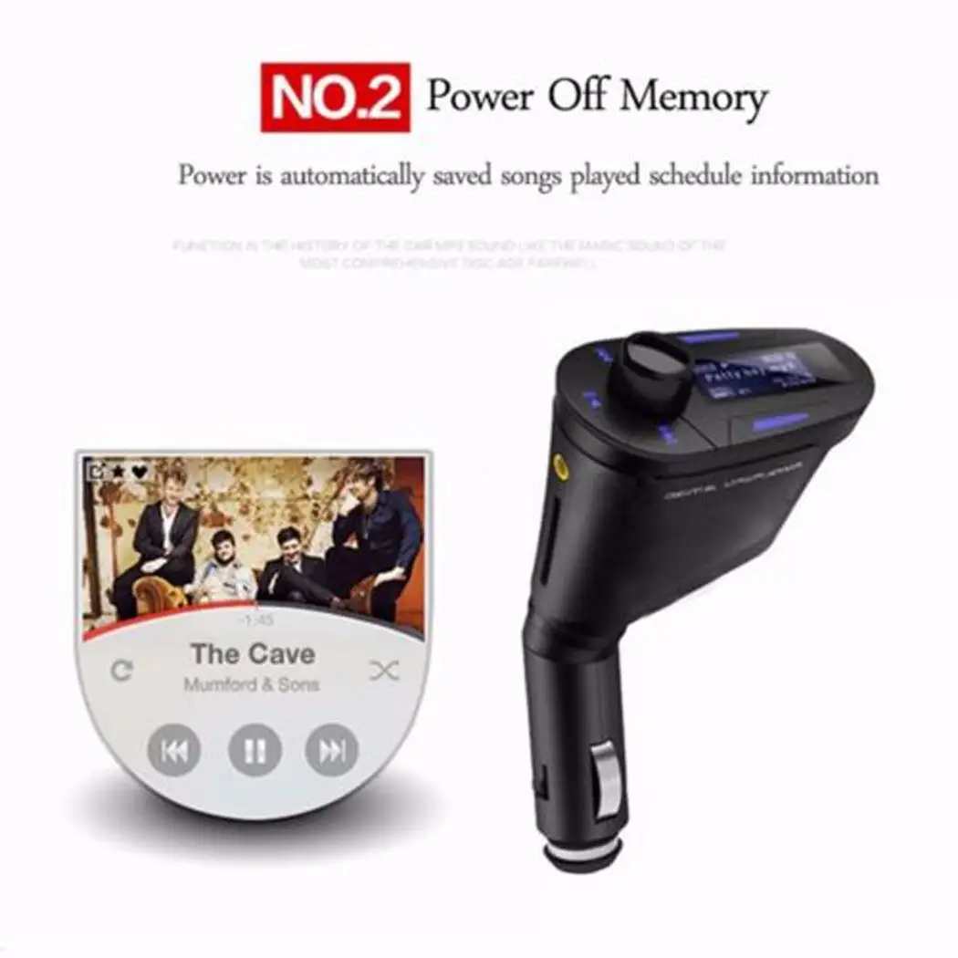 LCD Display Wireless Bluetooth 12-24V Car MP3 Player player can bring more fun for the trip. FM Transmitter | Автомобили и