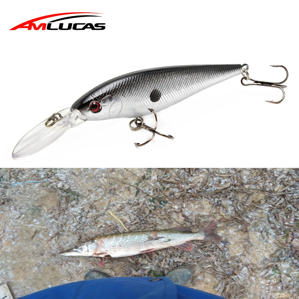 Amlucas блесна рыболовные приманки isca artificial11cm 9 4g 3D глаза длинная губа Рыбная