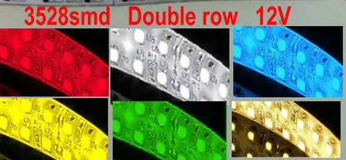 5 м 1200 светодиодный 3528 smd гибкий светильник 240 s/M с двойным рядом камней