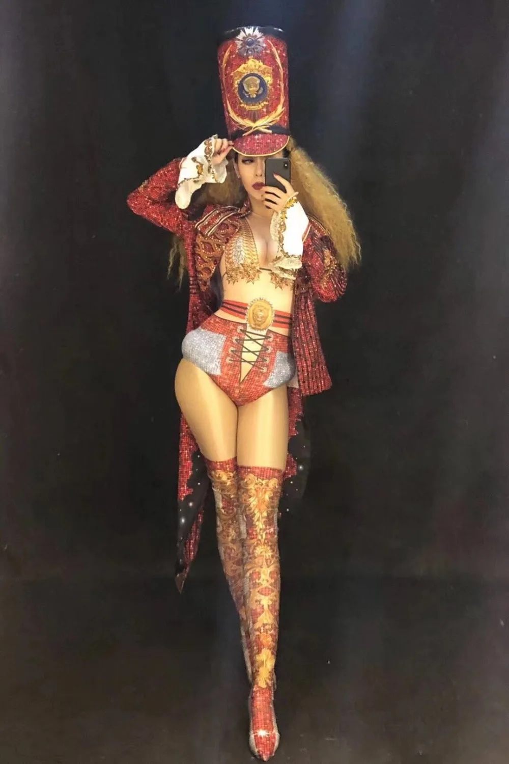 Женский сексуальный комбинезон с 3D принтом и сверкающими кристаллами для