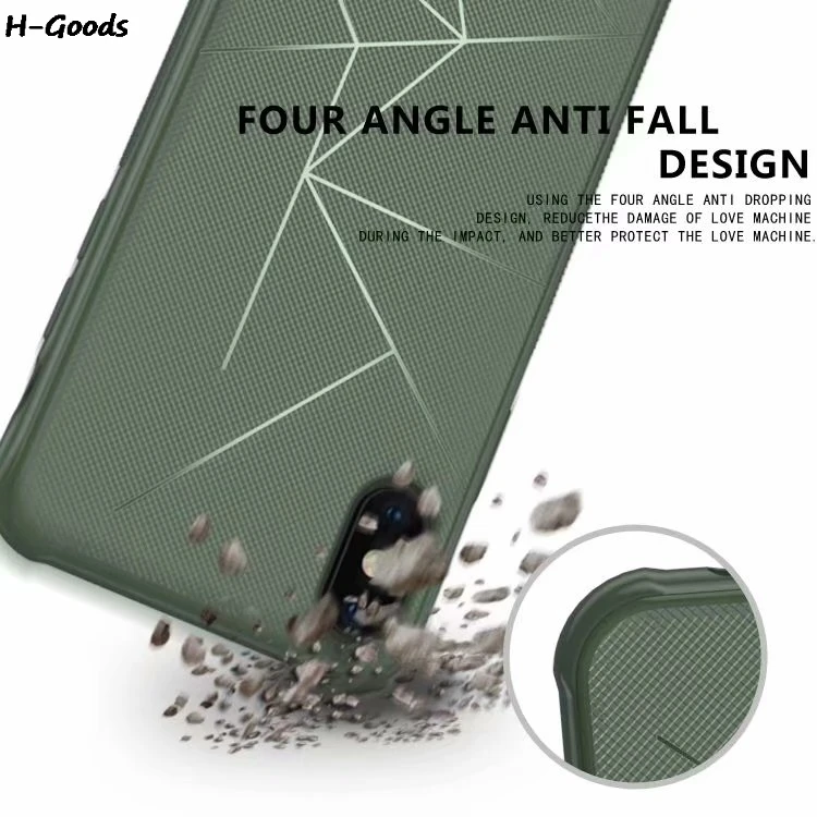 H-Goods Black Magnetic Case for Samsung S9 J2 J7 Duo J5Prime J4 J6 A6 A8Plus 2018 S 6 7 8edge TPU Cover Magnet Car Phone Holder |