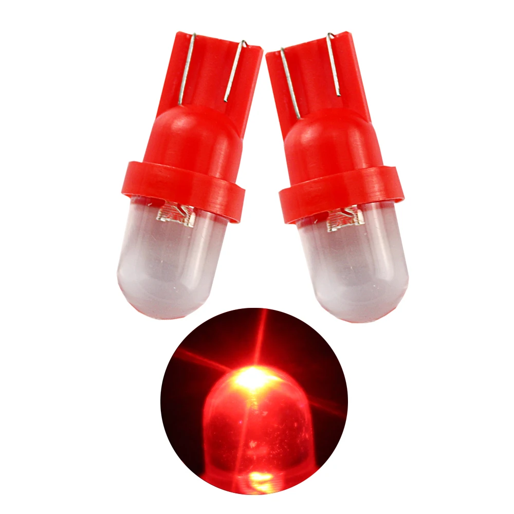 200 шт./лот 6 в 3 В T10 1 SMD выпуклая линза 194 W5W салона автомобиля боковые клиновидные