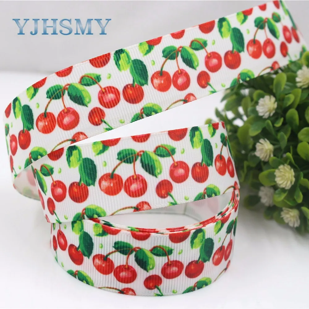 YJHSMY F-17504-1000 25 мм 10 ярдов мультфильм ленты термопечать grosgrain Свадебные аксессуары